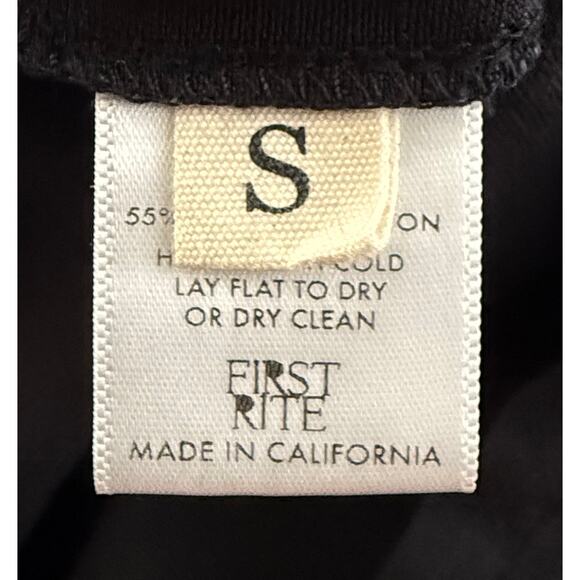 First Rite Women Linen Blend Black Apron Midi Dress Pockets Lightweight Pinafore - Picture 7 of 9